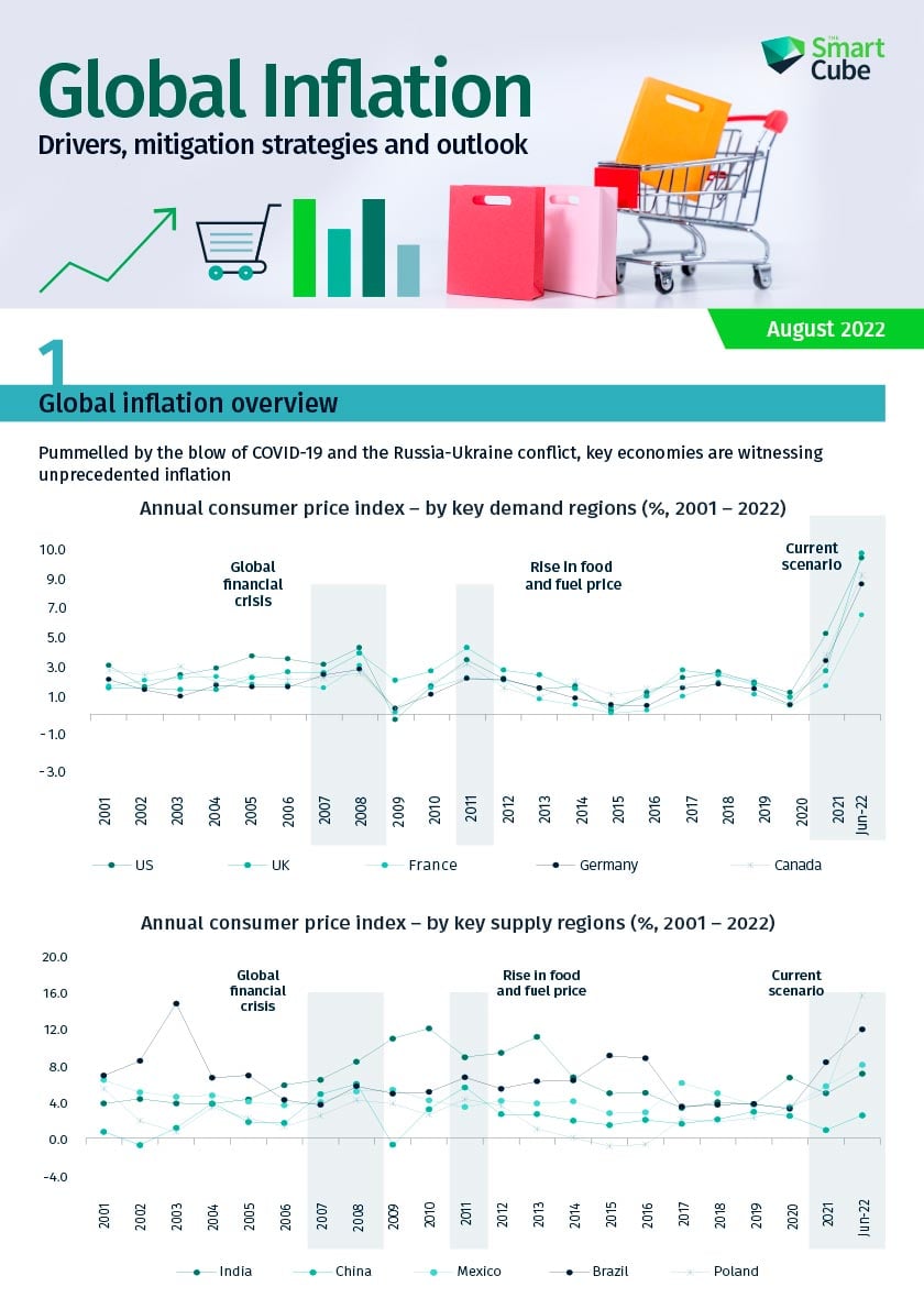 Global Inflation Overview Infographic